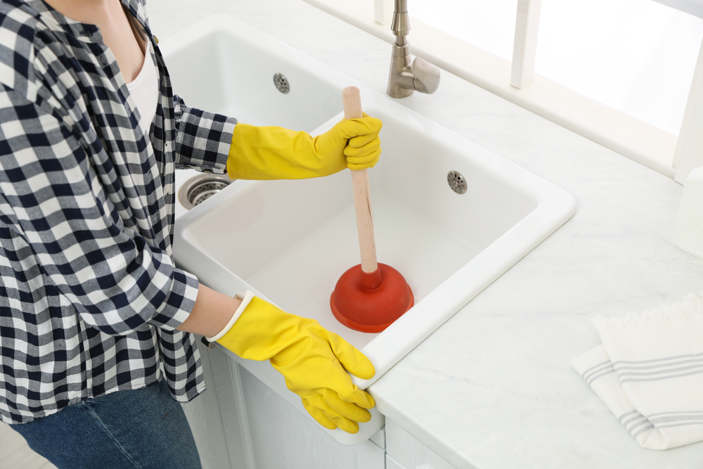 clogged drain