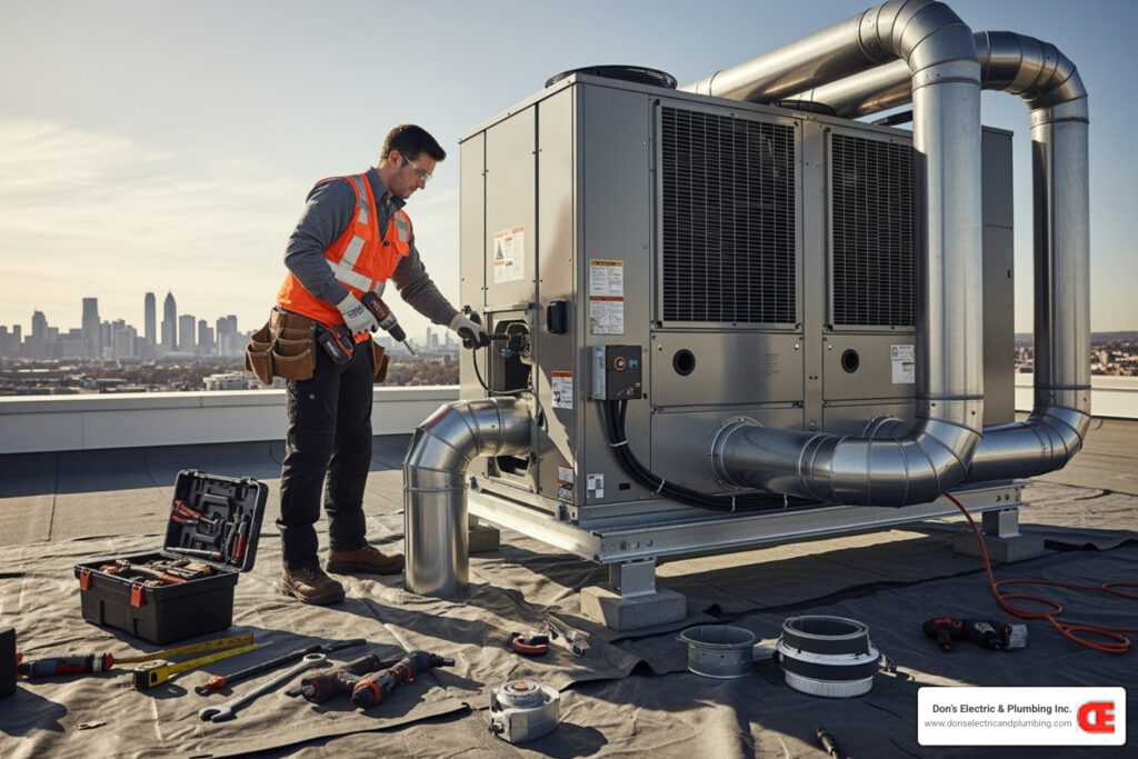 commercial heating installation broadalbin