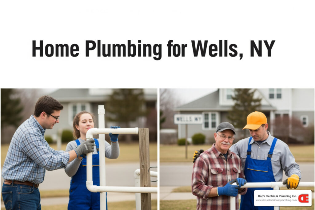 home plumbing repair in wells, ny