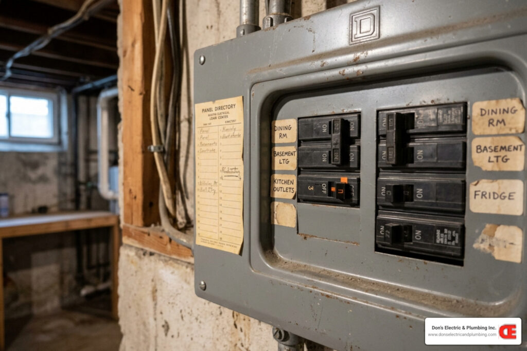 circuit breaker tripping in older homes causes